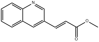 3-QUINOLIN-3-YL-ACRYLIC ACID METHYL ESTER 结构式