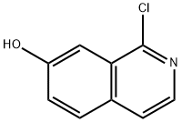 1-氯-7-异羟基喹啉 结构式