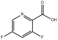 3,5-二氟-2-吡啶羧酸 结构式