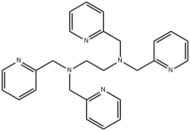 N,N,N<i></i>',N<i></i>'-四(2-吡啶甲基)乙二胺 结构式