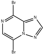 5,8-DIBROMO-[1,2,4]TRIAZOLO[1,5-A]PYRAZINE 结构式