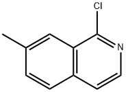 1-氯-7-甲基异喹啉 结构式