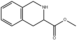 1,2,3,4-四氢异喹啉-3-羧酸甲酯 结构式