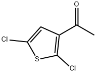 3-乙酰基-2,5-二氯噻吩 结构式