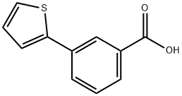 3-(2-Thienyl)benzoic acid 結(jié)構(gòu)式