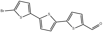 5-溴-5<i></i>'-甲酰基-2,2<i></i>':5<i></i>'2<i></i>'-三噻吩 结构式