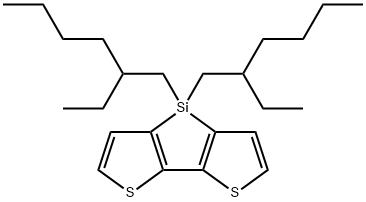 4,4-二(2-乙基己基)-二噻吩并噻咯 結(jié)構(gòu)式