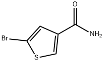 5-溴噻吩-3-甲酰胺 結(jié)構(gòu)式