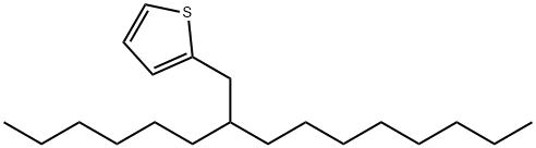 3-(2-己基十烷基)噻吩 結(jié)構(gòu)式