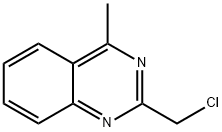 2-氯甲基-4-甲基喹唑啉 結(jié)構(gòu)式