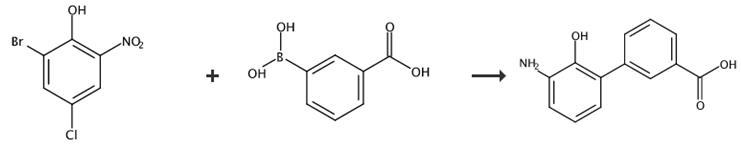 3<i></i><i></i>'-氨基-2<i></i><i></i>'-羟基-[1,1<i></i><i></i>'-联苯]-3-甲酸的合成路线