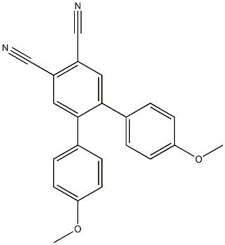 4,4<i></i>'<i></i>'-dimethoxy-[1,1<i></i>':2<i></i>',1<i></i>'<i></i>'-terphenyl]-4<i></i>',5<i></i>'-dicarbo<i></i>nitrile 結(jié)構(gòu)式
