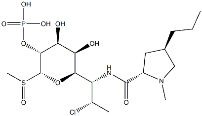 克林霉素2-磷酸亚砜 结构式