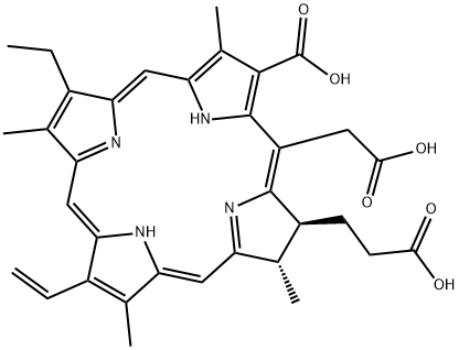 二氢卟吩E6 结构式