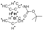 N-叔丁氧羰基氨基二茂鐵 結(jié)構(gòu)式
