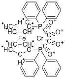 (1,1<i></i>'-双(二苯基磷)二茂铁)四羰基铬 结构式