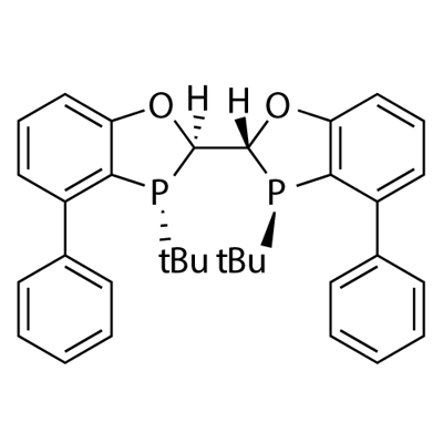 (2R,2<i></i>'R,3R,3<i></i>'R)-3,3<i></i>'-二叔丁基-4,4<i></i>'-二苯基-2,2<i></i>',3,3<i></i>'-四氢-2,2<i></i>'-二苯并[d][1,3]氧磷杂环戊二烯 结构式