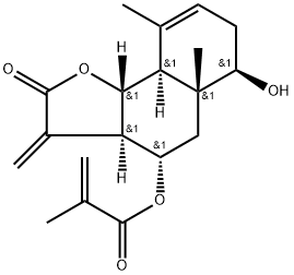 金粉蕨亭 2<i></i>'-O-葡萄糖甙 结构式