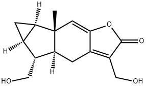 银线草内酯 F 结构式