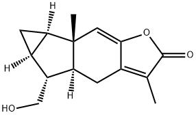 银线草内酯 C 结构式