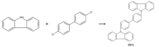4,4<i></i>'-二(9-咔唑)联苯的合成路线