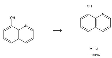 8-羟基喹啉-锂的合成路线