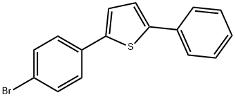 2-(4-溴苯基)-5-苯基噻吩 結(jié)構(gòu)式