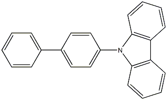 9-Biphenyl-4-yl-9H-carbazole 結(jié)構(gòu)式
