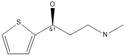 (S)-3-(甲氨基)-1-(2-噻吩基)-1-丙醇 結(jié)構(gòu)式