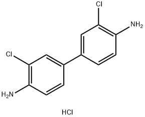 3,3<i></i>'-二氯联苯胺盐酸盐 结构式