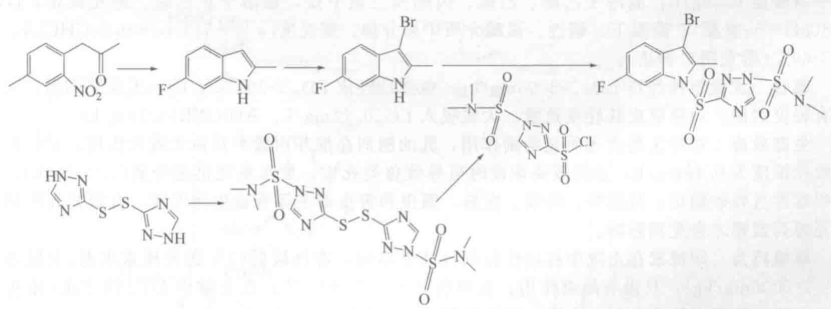 吲唑磺菌胺合成路线