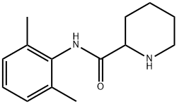 N-(2<i></i>',6<i></i>'-二甲苯基)-2-哌啶甲酰胺 结构式