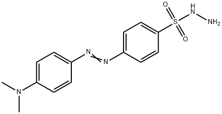 4-(二甲氨基)偶氮苯-4<i></i>'-磺酰肼[用于高效液相色谱标记] 结构式