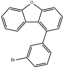 1-(3-溴苯基)二苯并[B,D]呋喃 结构式