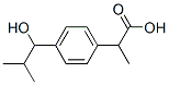 1-羟基异丁基苯基-1<i></i>'-甲基丙酸 结构式