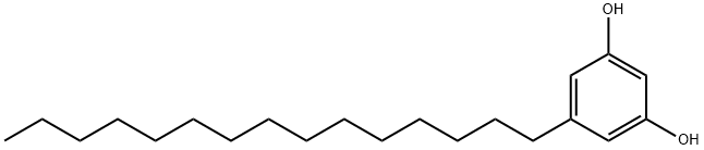 5-十五烷基-1,3-苯二酚 結(jié)構(gòu)式