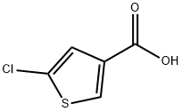 5-氯-3-噻吩甲酸 結(jié)構(gòu)式