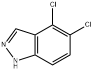 1H-Indazole, 4,5-dichloro- 结构式