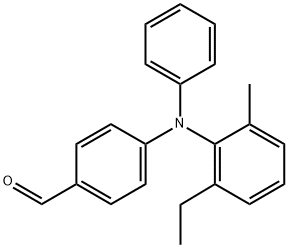 4-[(2-Ethyl-6-Methylphenyl)Phenylamino]-Benzaldehyde 結(jié)構(gòu)式