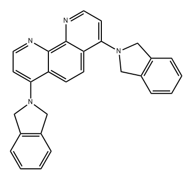 4,7-二(异吲哚啉-2-基)-1,10-菲咯啉 结构式