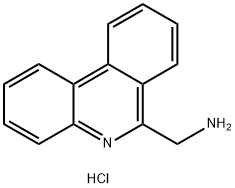 菲啶-6-基甲胺二盐酸盐 结构式