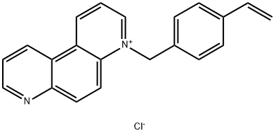 4-[(4-乙烯基苯基)甲基]-4,7-菲咯啉氯化物(1:1) 结构式