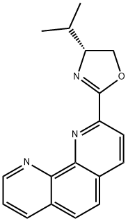 (R)-4-異丙基-2-(1,10-菲咯啉-2-基)-4,5-二氫惡唑 結(jié)構(gòu)式