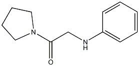 1-(N-Phenylglycyl)pyrrolidine 結(jié)構(gòu)式