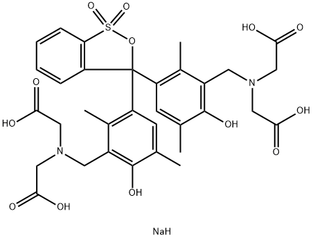 甲基二甲苯酚蓝 结构式