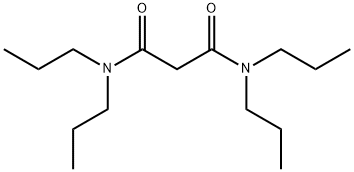 N,N,N<i></i>',N<i></i>'-四丙基丙二酰胺 結(jié)構(gòu)式