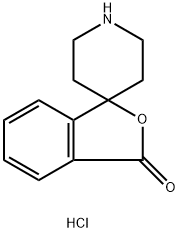 螺[异苯并呋喃-1(3H),4<i></i>'-哌啶]-3-酮盐酸盐 结构式