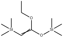 乙基三甲基硅基缩三甲基硅基乙烯酮(异构体的混和物) 结构式