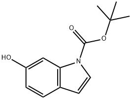 N-BOC-6-羟基吲哚 结构式