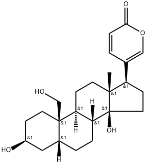 19-羟基蟾毒灵 结构式